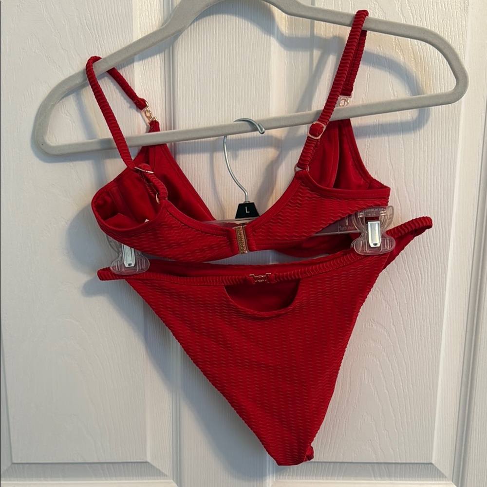 Lounge Red Bikini Set - Picture 6 of 6